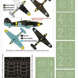 Montex K24018 Hurricane I (Finland) AIrfix Meilleur Choix