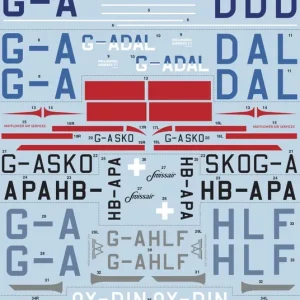 Xtradecal 72312 de Havilland Rapide in Civilian Service (6 schemes) Achetez Aujourd'hui