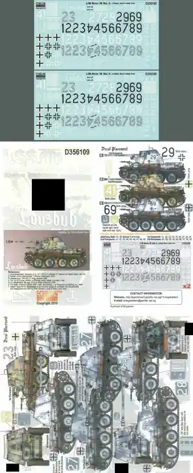 Offre Limitée Echelon Fine Details D356109 LSSAH Marder III Ausf. Hs