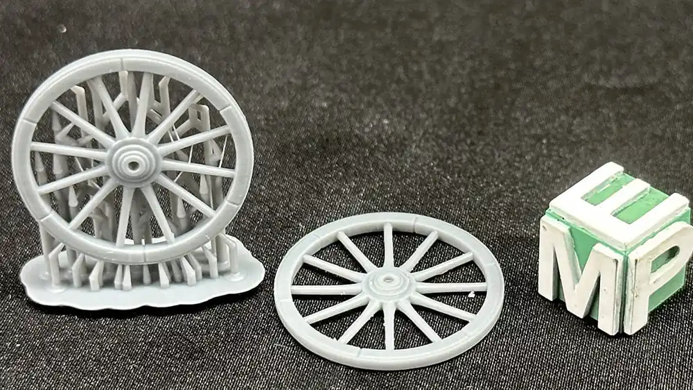 EMP3D 35041058 Wooden Wheels (Size In Reality - 80cm) - 12 Spokes - 4 Pieces Super Prix