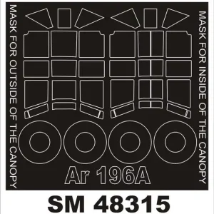 Montex SM48315 Arado 196 Italeri Prix Bas