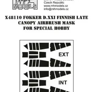 MH Models X48110 Fokker D.XXI Finnish late Offre Exclusive