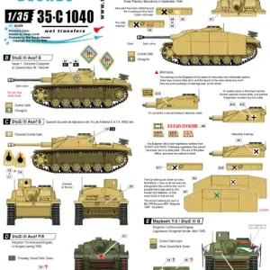 Acheter Direct Star-Decals 35-C1040 Axis/Eastern Europe StuG III 2. Bulgaria, Spain, Italy, Yugoslavia.