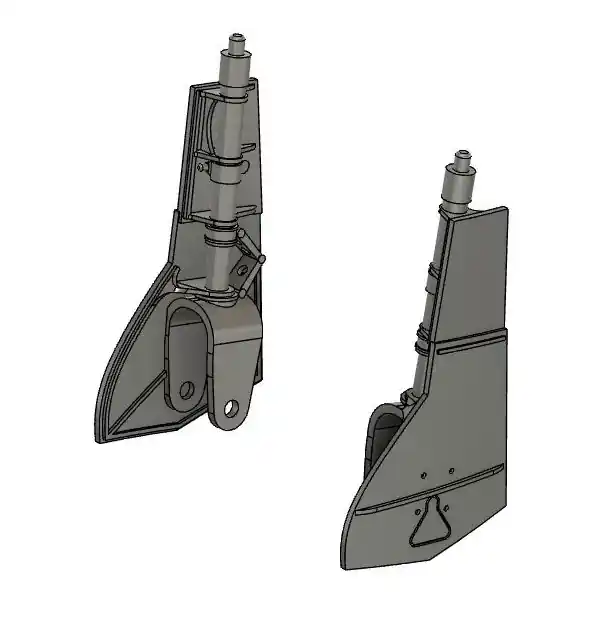 Must-Have Airone Hobby AHL48079 Macchi Folgore - Landing Gear (for Hasegawa and Italeri kits)