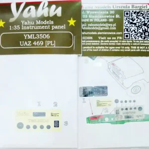 Yahu Models L3506 UAZ 469 (PL) (Military Wheels/Trumpeter) Nouvelle Collection
