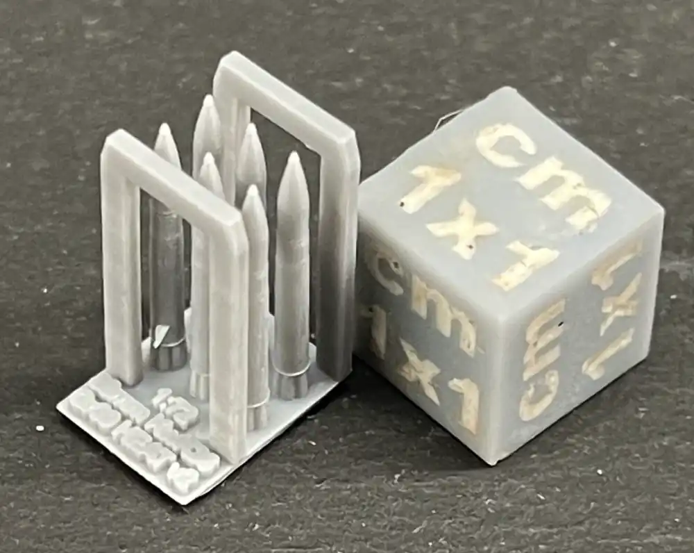 Top Vente EMP3D 72040412 Amunicja 88mm do KwK36 - GR.39 HEAT typ 2 - 6 sztuk