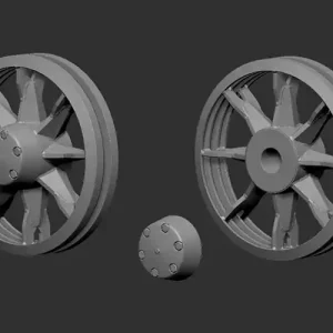 Firma49 T055-16 Idler Wheels For Pz.III / Sturmgeschütz III (2pcs) Promotion Saisonnière