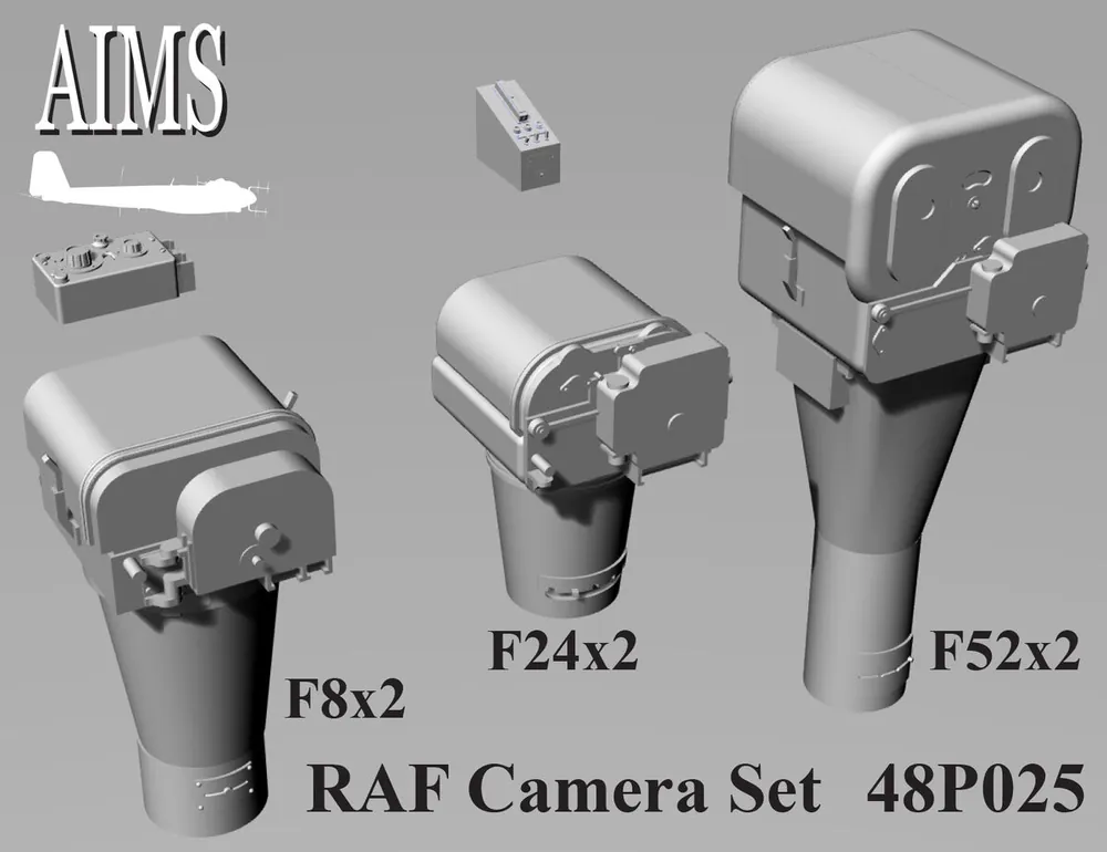 Dernier Modèle Aims 48P025 RAF Camera Set