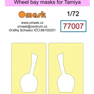 Omask 77007 Messerschmitt Bf-109 E Masks (for Tamiya kits) Seulement Aujourd'hui