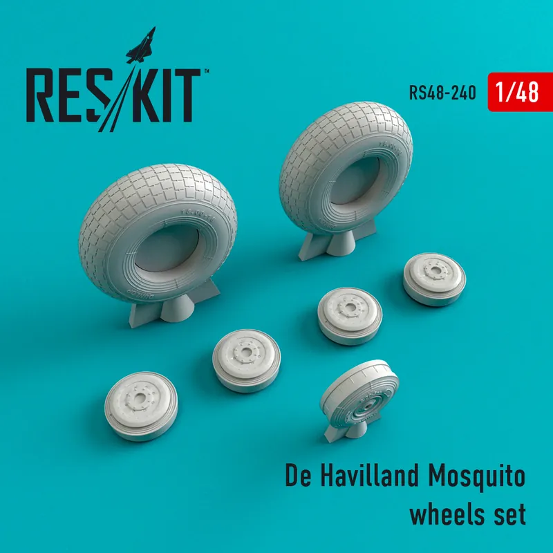 Promotion DISCONTINUED RES/KIT 48-0240 De Havilland Mosquito wheels set