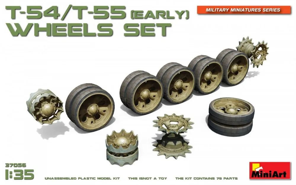 Seulement Aujourd'hui MiniArt 37056 T-54/T-55 early wheels set