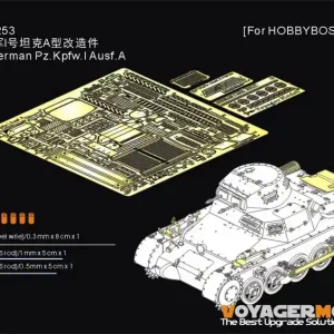 VoyagerModel.Co.Ltd PE351253 German WWII Pz.Kpfw.I Ausf.A - Upgrade Set (for Hobby Boss 80145 Kit) Seulement Aujourd'hui