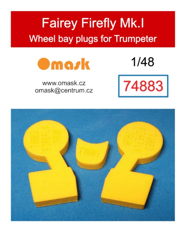 Omask 74883 Fairey Firefly Mk.I Wheel Bay Plugs (For Trumpeter) Soldes