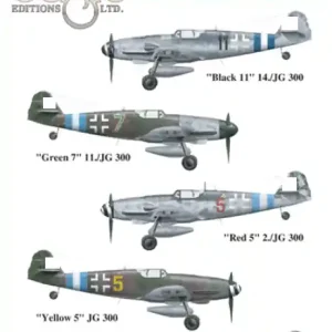 Eagle Editions D155-32 Erla Bf 109 G-10 JG 300 Commande En Gros