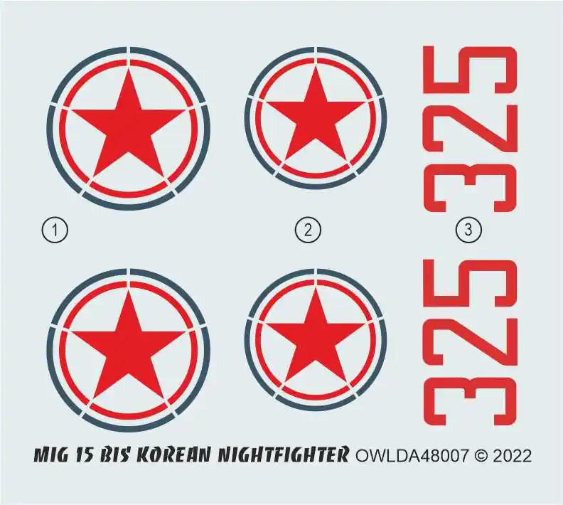 Acheter Direct Owl Models DA48007 MiG 15bis Red 325, Maj. A. M. Karelin, Korean Nightfighter