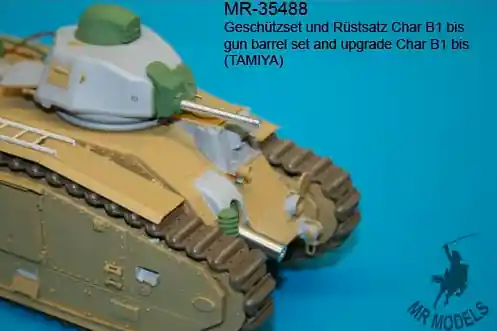 Vente Directe MR Modellbau 35488 Gun barrel set and upgrade Char B1 bis