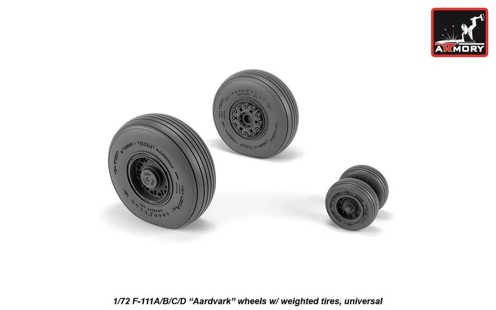 Acheter Direct Armory Models Group AW72337 F-111 Aardvark early type wheels w/ weighted tires