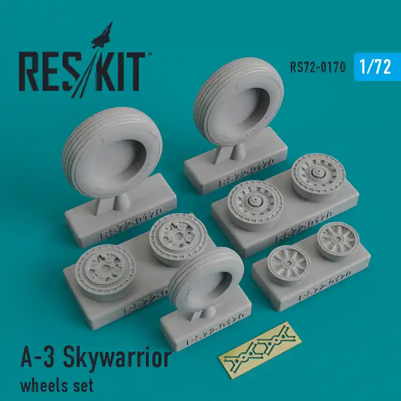 Nouveauté DISCONTINUED RES/KIT 72-0170 A-3 Skywarrior wheels set