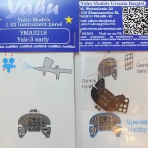 Yahu Models A3218 Yak-3 early (Special Hobby) Meilleur Choix