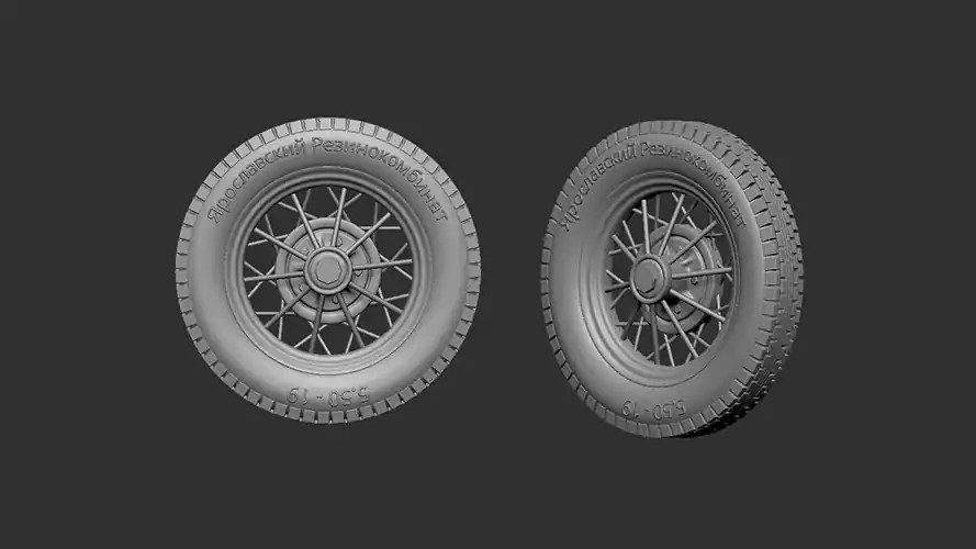 Firma49 T028-72 Wheels for Soviet AFV - ZiK-1 Bon Plan