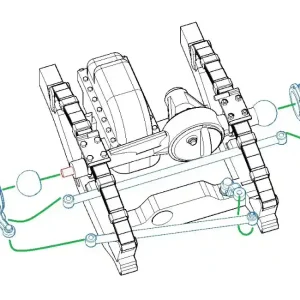 Certifié Minor 352049 Positionable steering for RHD Land Rover series II/III