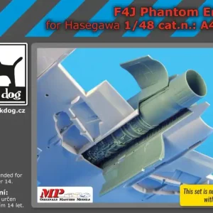 Prix Promo Black Dog A48086 F4J Phantom engine for Hasegawa