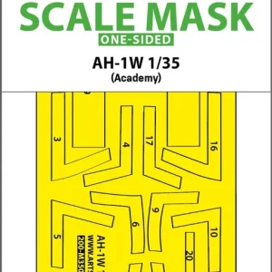 Art Scale Kit M35022 AH-1W One-Sided Express Fit Painting Mask (For Academy) Livraison Express