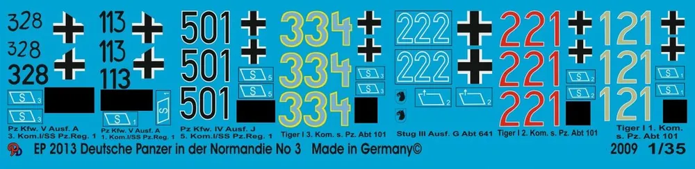Peddinghaus-Decals 2013 German Tanks In The Normandy No. 3 Commander Maintenant