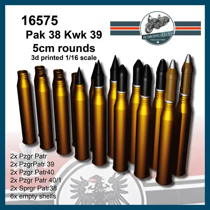 FC ModelTrend 16575 Pak 38 Kwk 39 5cm Rounds Prix Réduit