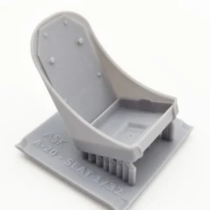 Prix Promo Art Scale Kit A32003 A-20 Havoc - Seat Early Type 3D Print Without Seat Belts