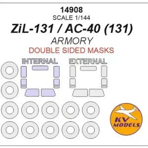 KV Models 14908 ZiL-131 / AC-40 (131)(ARMORY) - Double sided masks and masks for wheels Acheter En Ligne