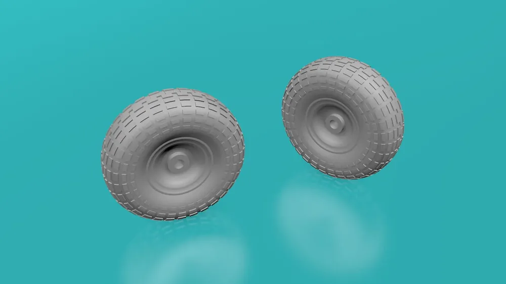 Produit De Marque EMP3D 99160901-110 Koła Gumowe - Typ 1.1 - 6 Sztuk - 11,00mm Średnicy