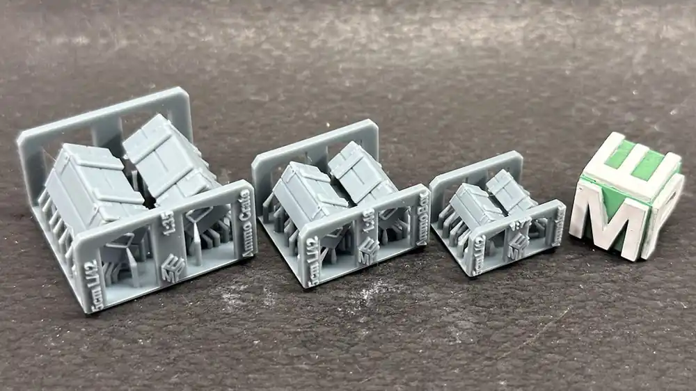 EMP3D 72040570 Skrzynie Na Amunicję 5cm L/42 - 2 Sztuki Expédié Aujourd'hui