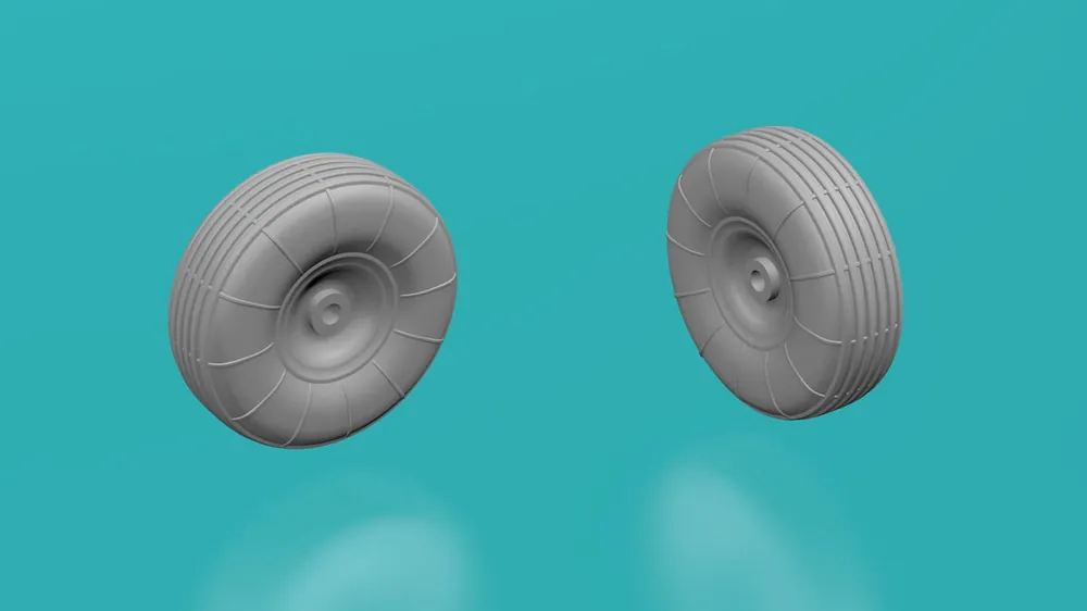 Meilleure Vente EMP3D 99160907-65 Koła Gumowe - Typ 3.1 - 6 Sztuk - 6,50mm Średnicy