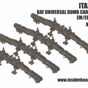 Satisfait Ou Remboursé Inside the Armour ITA372012 RAF Universal Bomb Rack Type EM/EF No.1 Mk.II (4 x pack)