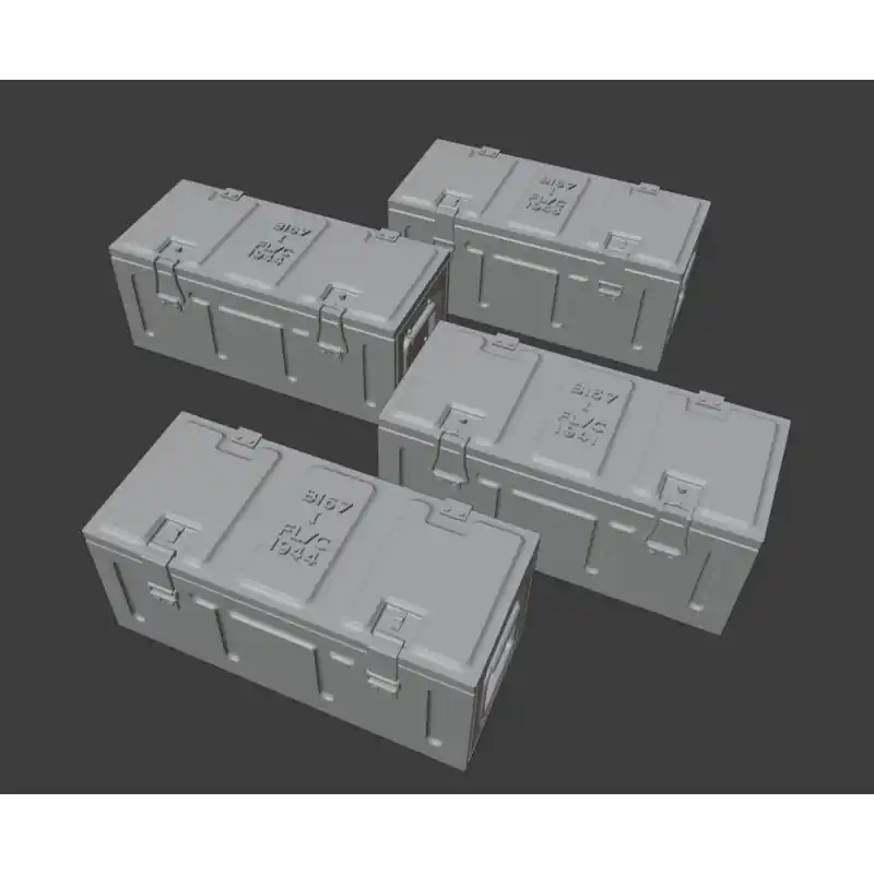 Retour Gratuit Resicast 352447 B167 Ammo Boxes (12 pcs)