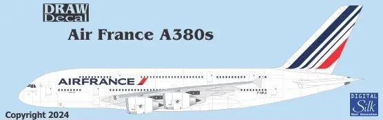 Remise Draw Decal 25-A380-14 Airbus A380 - Air France