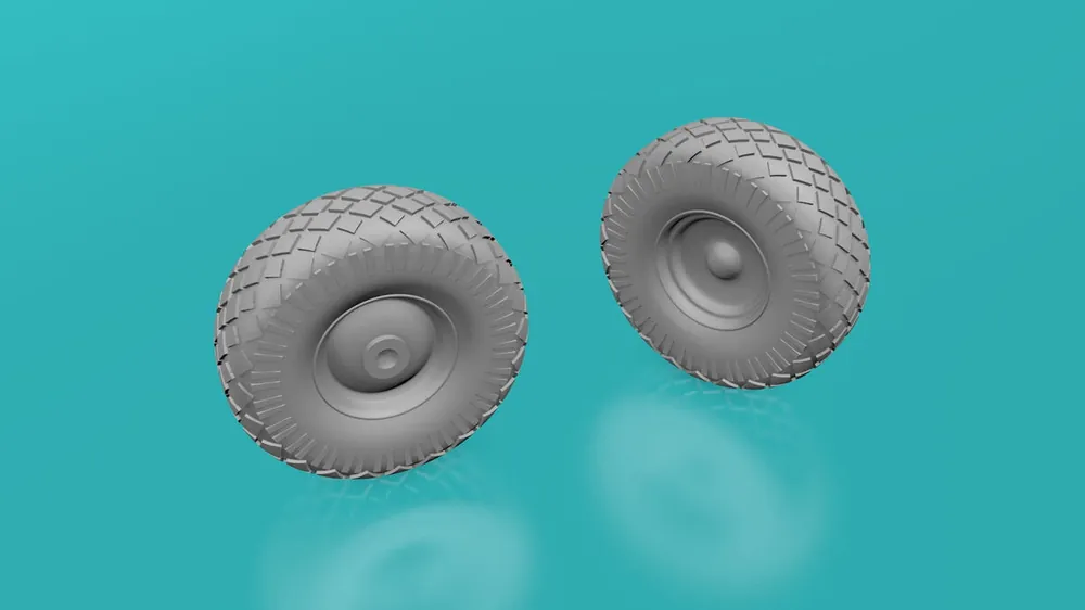 Acheter En Ligne EMP3D 99160906-95 Koła Gumowe - Typ 2.3 - 6 Sztuk - 9,50mm Średnicy
