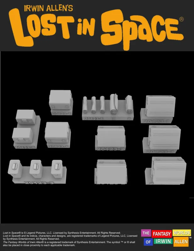 Green Strawberry 20123-1_35 Diorama Accessories for Chariot - Lost in Space Prix Promo