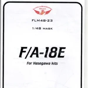 Flying Leathernecks M48-23 Boeing F/A-18 E Super Hornet - Canopy / Wheel Mask (for Hasegawa kits) Paiement Sécurisé