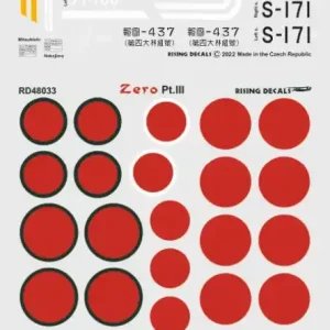 Achetez Aujourd'hui Rising Decals RD48033 Mitsubishi A6M2/3 Zero fighters (6 schemes)