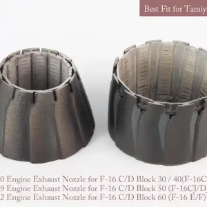 MK1 Design A48062 Lockheed-Martin F-16 C/D Fighting Falcon Block 30/40/50/60 - GE Exhaust Nozzle Set - Opened AND Closed (for Hasegawa kits) Retour Gratuit