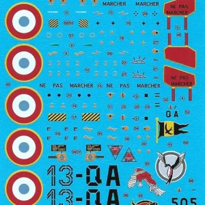 Berna Decals 32083 Dassault Mirage III E Armee de l‘Air (French Air Force) Part 3 Offre Exclusive