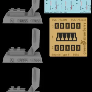 Green Strawberry 17622 Shuttle type F - NCC-1701 - TOS Retour Gratuit