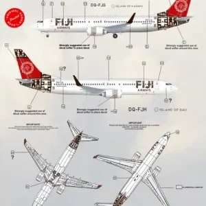 8aDecs 7909-187-200 Boeing 737-800 Fiji Airways Retour Gratuit