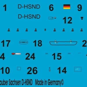 Réduction Peddinghaus-Decals 2396 EC 135 Police Helicopter Sachsen D-HSND