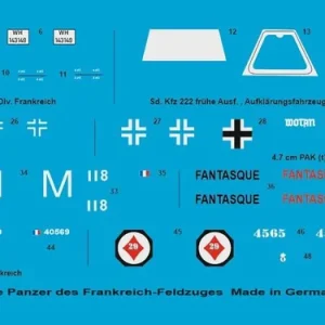 Prix Bas Peddinghaus-Decals 3362 German And French Tank Markings Of The French Campaign 1940