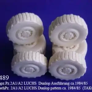 Achat Immédiat MR Modellbau 35489 Wheel set SpaehPz. 2A1/A2 LUCHS Dunlop pattern ca. 1984/85