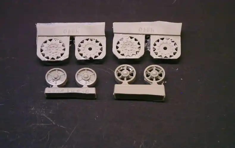 Must-Have MR Modellbau 48010 Drive sprocket wheels & idler wheels M4 Sherman