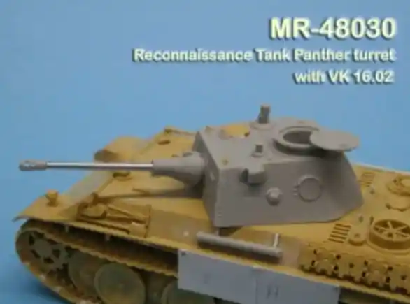 Must-Have MR Modellbau 48030 Reconnaissance Tank Panther with VK 16.02 turret